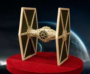 Tie fighter de azucar